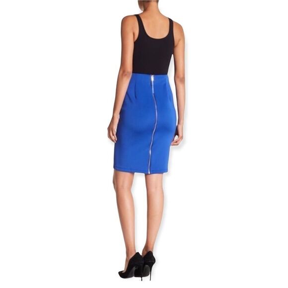 🆕Catherine Malandrino Blue Pencil Skirt - Picture 3 of 8